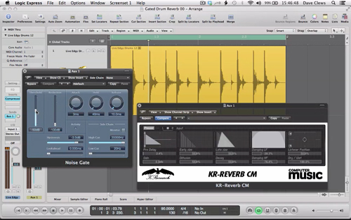 Pc Reverb Sound Video Tutorial – Classic 80’s Gated Reverb Drum Sound – Computer Music ...